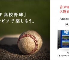 Android TV 機能搭載ブラビアで｢オンデマンド高校野球｣を楽しもう！！